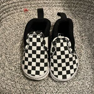 Infant checkered vans